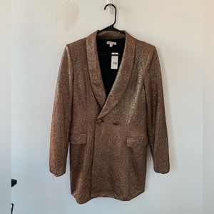 Metallic Blazer Dress great for an event!